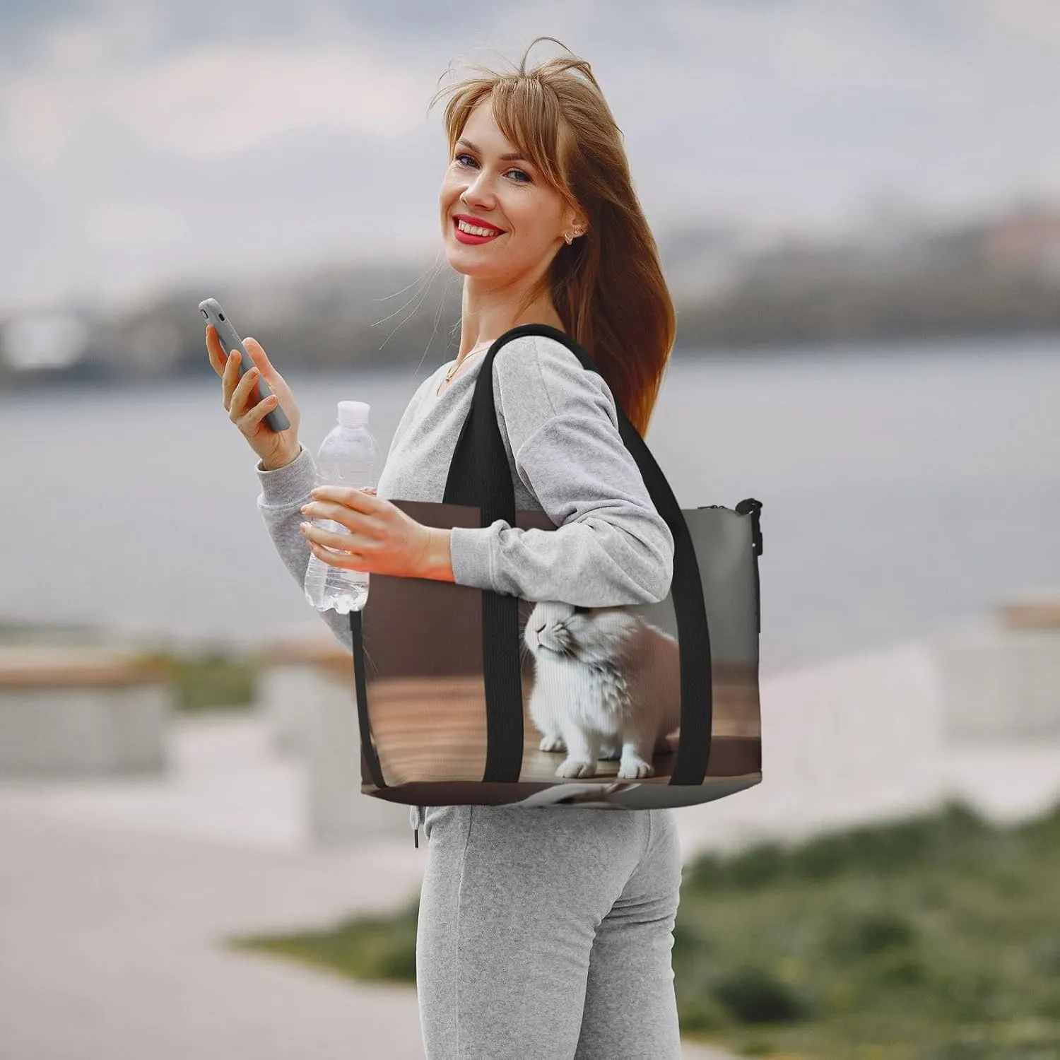 Cry White Rabbit Travel Bags, Weekender Carry On For Women, Sports Gym Bag, Workout Duffel Bag,Overnight