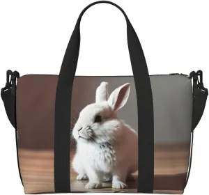 Cry White Rabbit Travel Bags, Weekender Carry On For Women, Sports Gym Bag, Workout Duffel Bag,Overnight