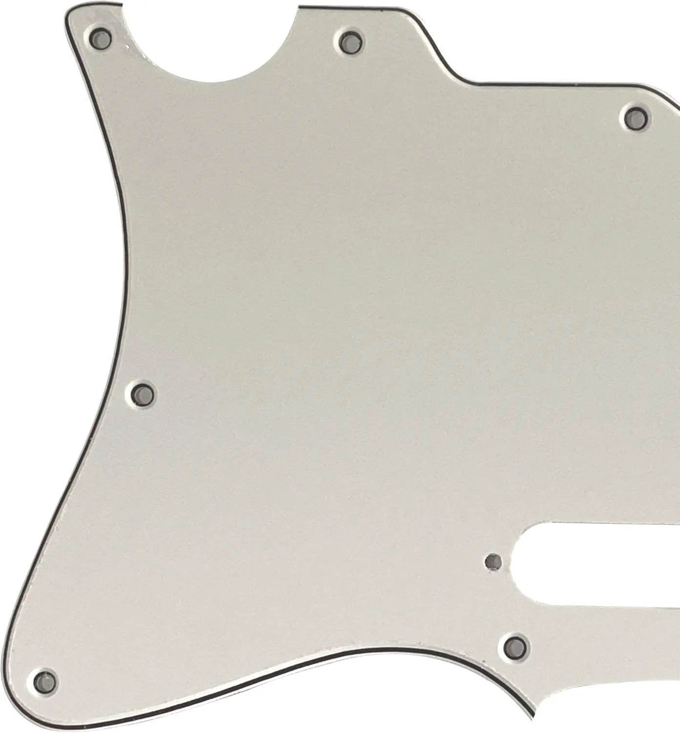 Custom For Suhr Classic T Antique Tele Guitar Pickguard Scratch Plate (3 Ply White)
