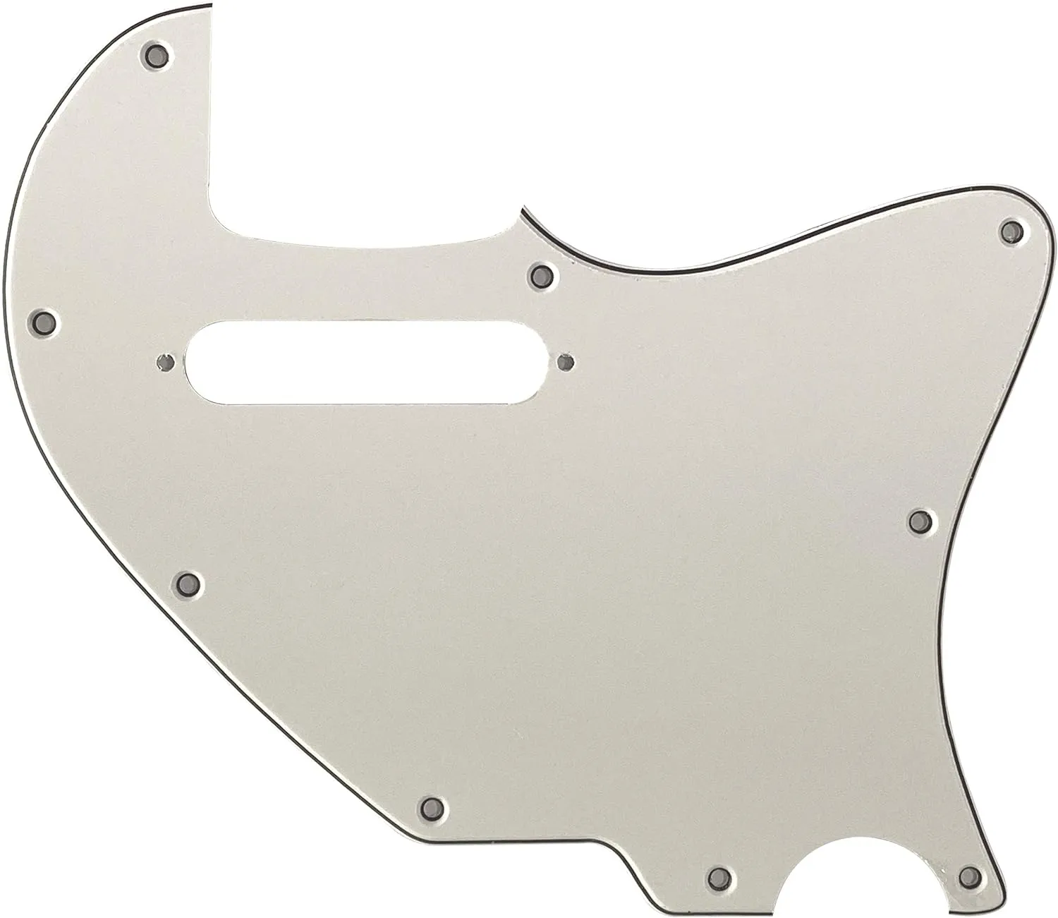 Custom For Suhr Classic T Antique Tele Guitar Pickguard Scratch Plate (3 Ply White)