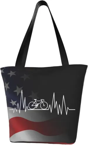 Cycling Heartbeat Fashion Shoulder Bag Large Capacity For Man Or Woman