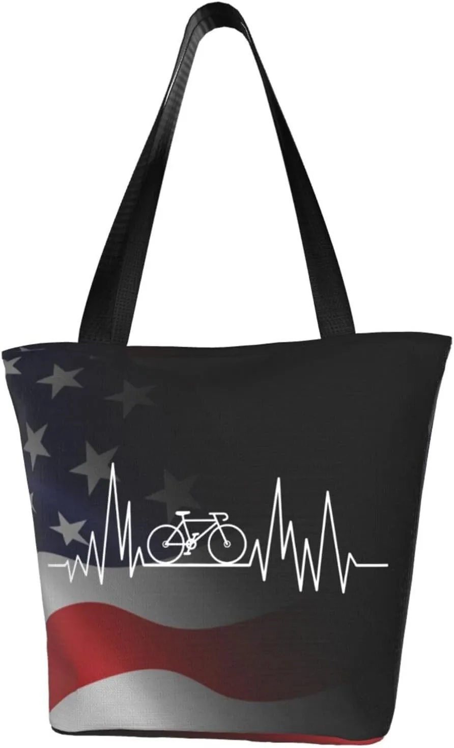 Cycling Heartbeat Fashion Shoulder Bag Large Capacity For Man Or Woman