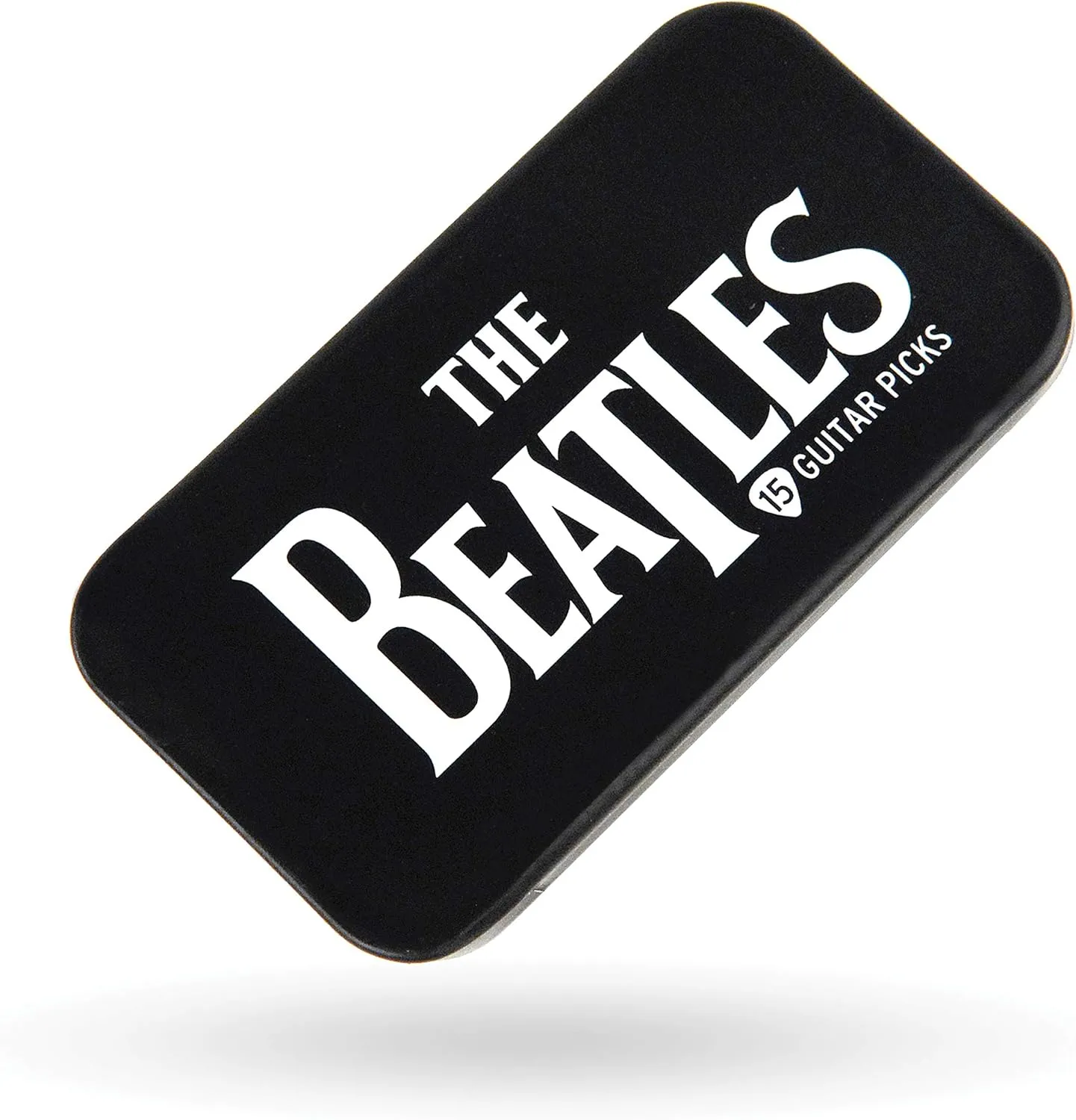 D'Addario Accessories Beatles Guitar Picks - The Beatles Collectable Guitar Picks - Picks with Tin, 15 Pack, Logo