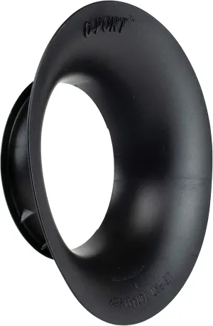 D'Addario Accessories O-Port Sound Enhancement for Acoustic Guitar, Large, Black