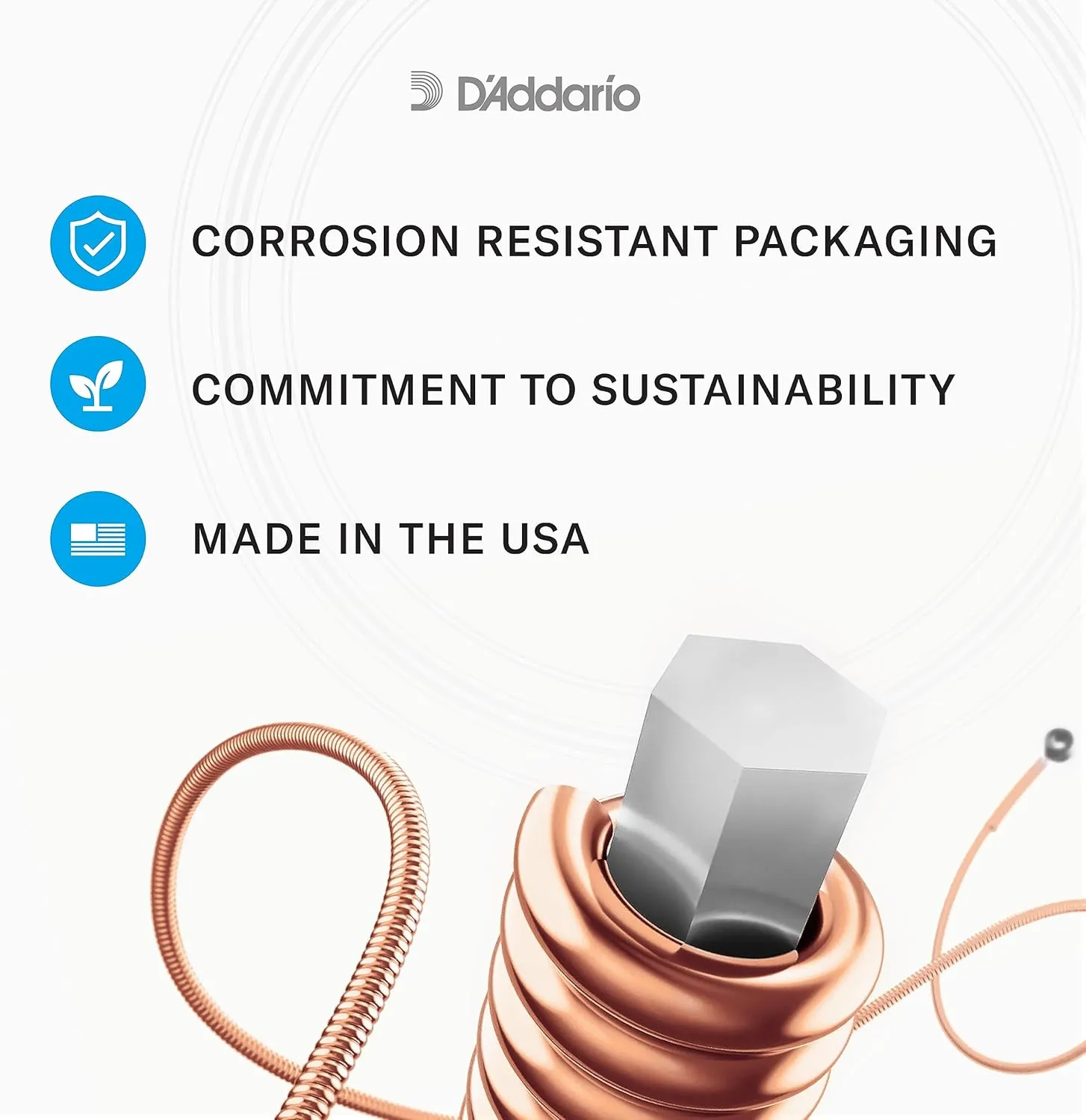 D'Addario Acoustic Guitar Strings - 80/20 Bronze - For 6 String Guitars - Deep, Bright, Projecting Tone - EJ11-3D - Light, 12-53 - 3-Pack