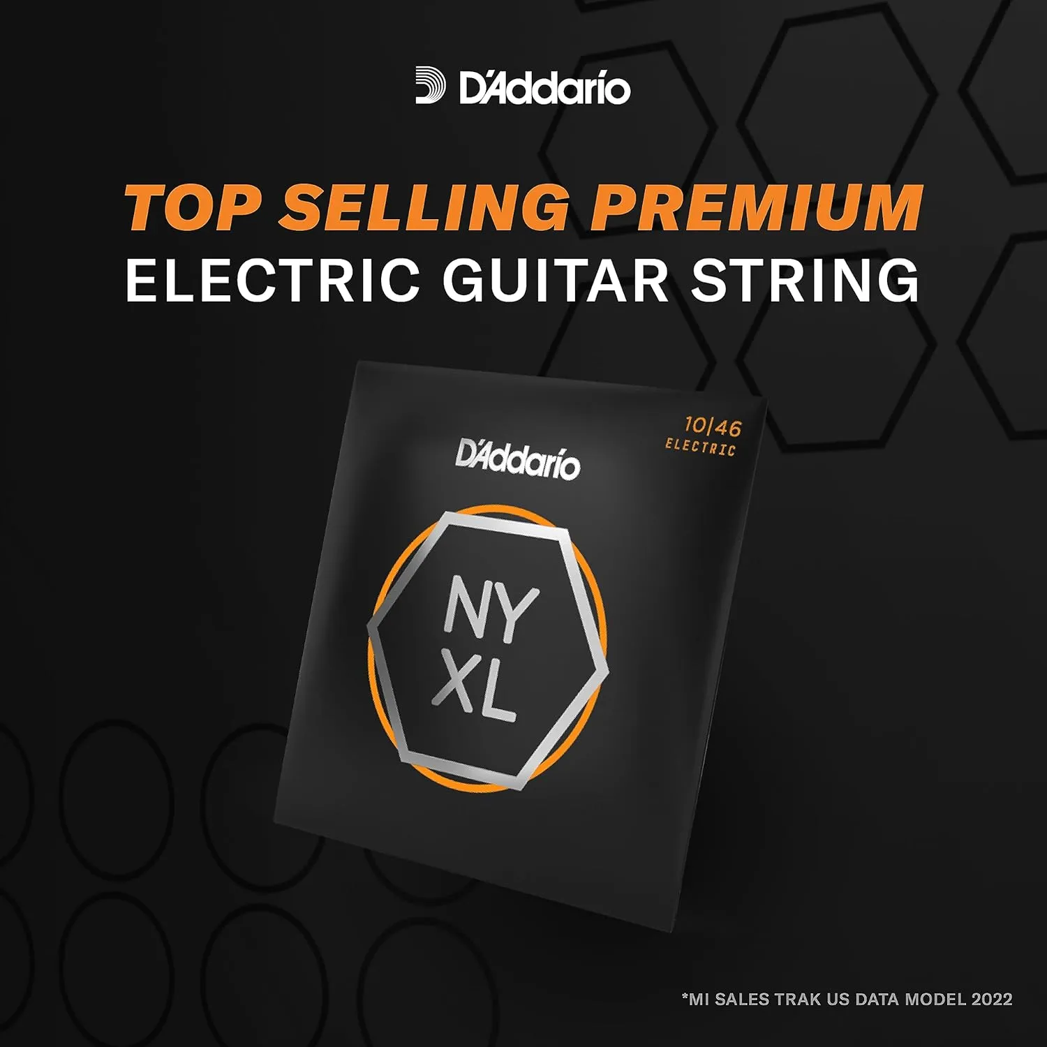 D'Addario Bass Guitar Strings - NYXL Bass Strings - NYXL55110 - Unrivaled Strength, Tuning Stability, Enhanced Response - For 4 String Bass Guitars - 55-110 Heavy, Long Scale