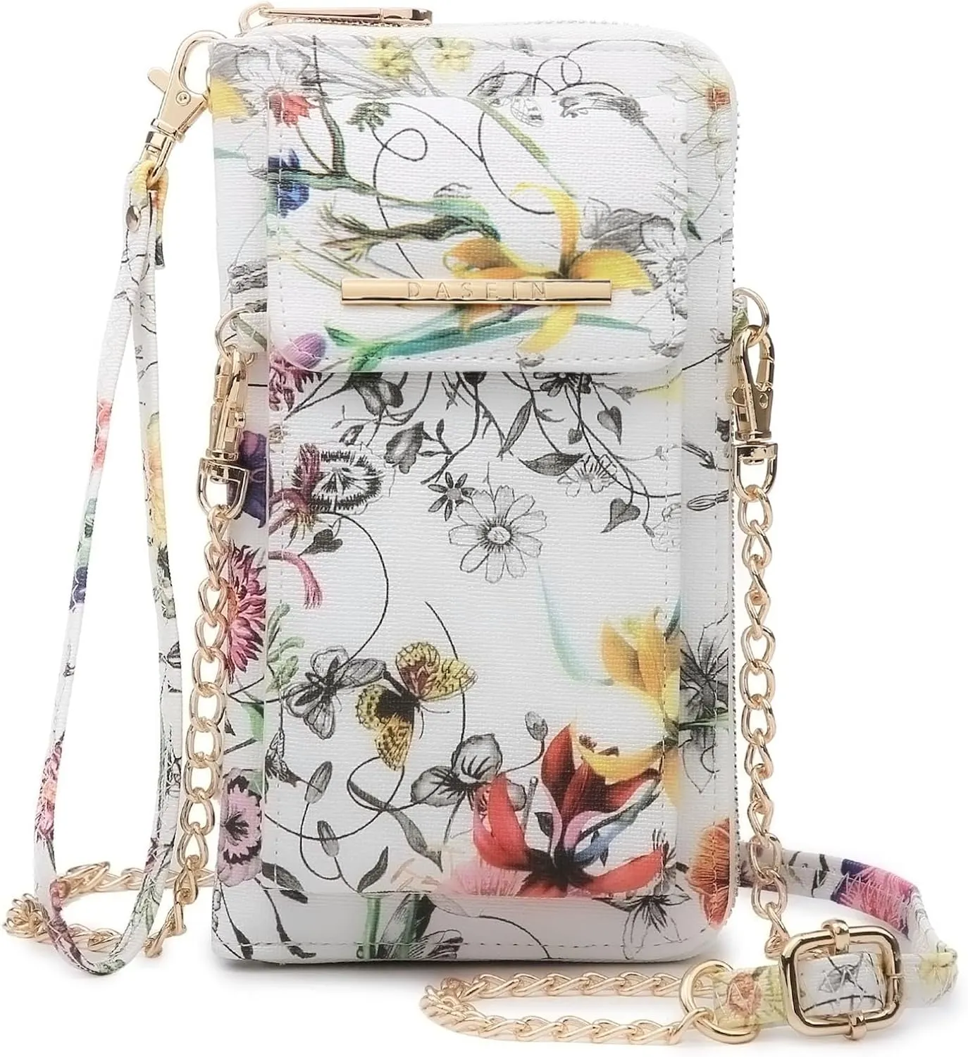 Dasein Crossbody Bag Phone Purse Handbag for Women Shoulder Bag Credit Card Wristlet Wallet with Multi Pockets