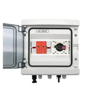 DC 1000V Fuse MCB SPD 1 Input 1 Output Solar PV Surge with Lightning Protection DC Distribution Box Combiner Box IP65 Waterproof
