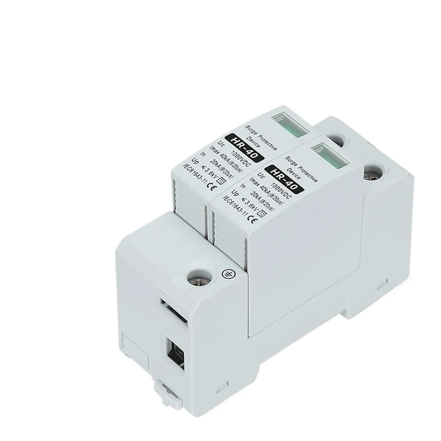 DC Surge Protection Device 2P 3P500V600V800V1000V TDNK ovoltaic Solar Lightning Arrester(2P,800V)