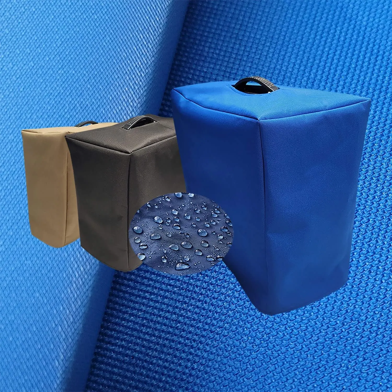 DCFY! Guitar Amplifier Cover for Trace-Elliot Elf 2x8 Bass Cab Amp | Pacific-Blue| Customize Fabric('Choice' Waterproof or Premium Synthetic Leather) & Padding - Made in U.S.A.