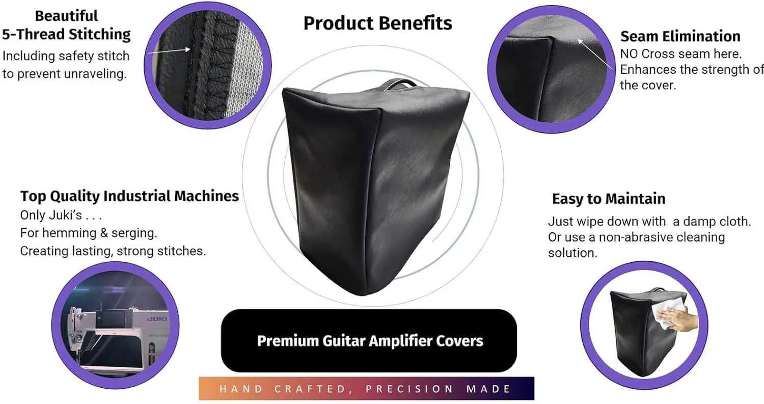 DCFY Ultimate Guitar Amplifier Cover for Ampeg Venture VB-410 Cab Amp | : Jade-Green| Made in the US
