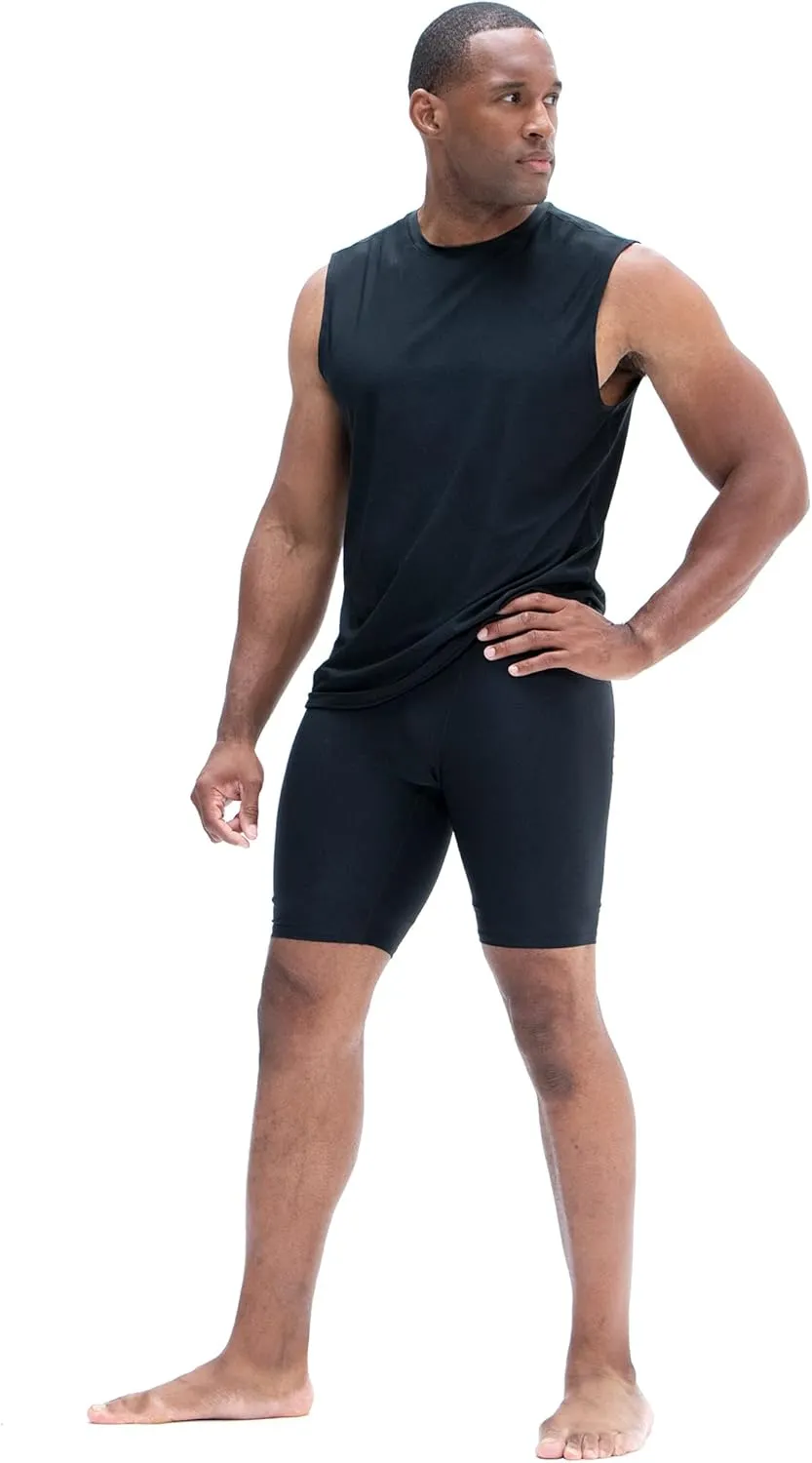 DEVOPS 3 or 5 Pack Compression Shorts Men Spandex Sport Shorts Athletic Workout Running Performance Baselayer Underwear
