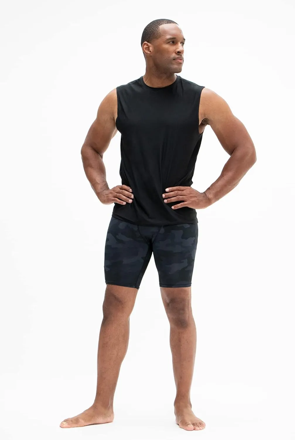 DEVOPS 3 or 5 Pack Compression Shorts Men Spandex Sport Shorts Athletic Workout Running Performance Baselayer Underwear