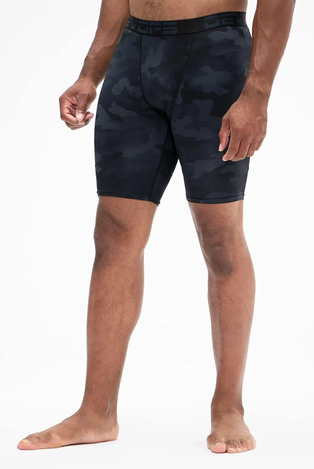 DEVOPS 3 or 5 Pack Compression Shorts Men Spandex Sport Shorts Athletic Workout Running Performance Baselayer Underwear