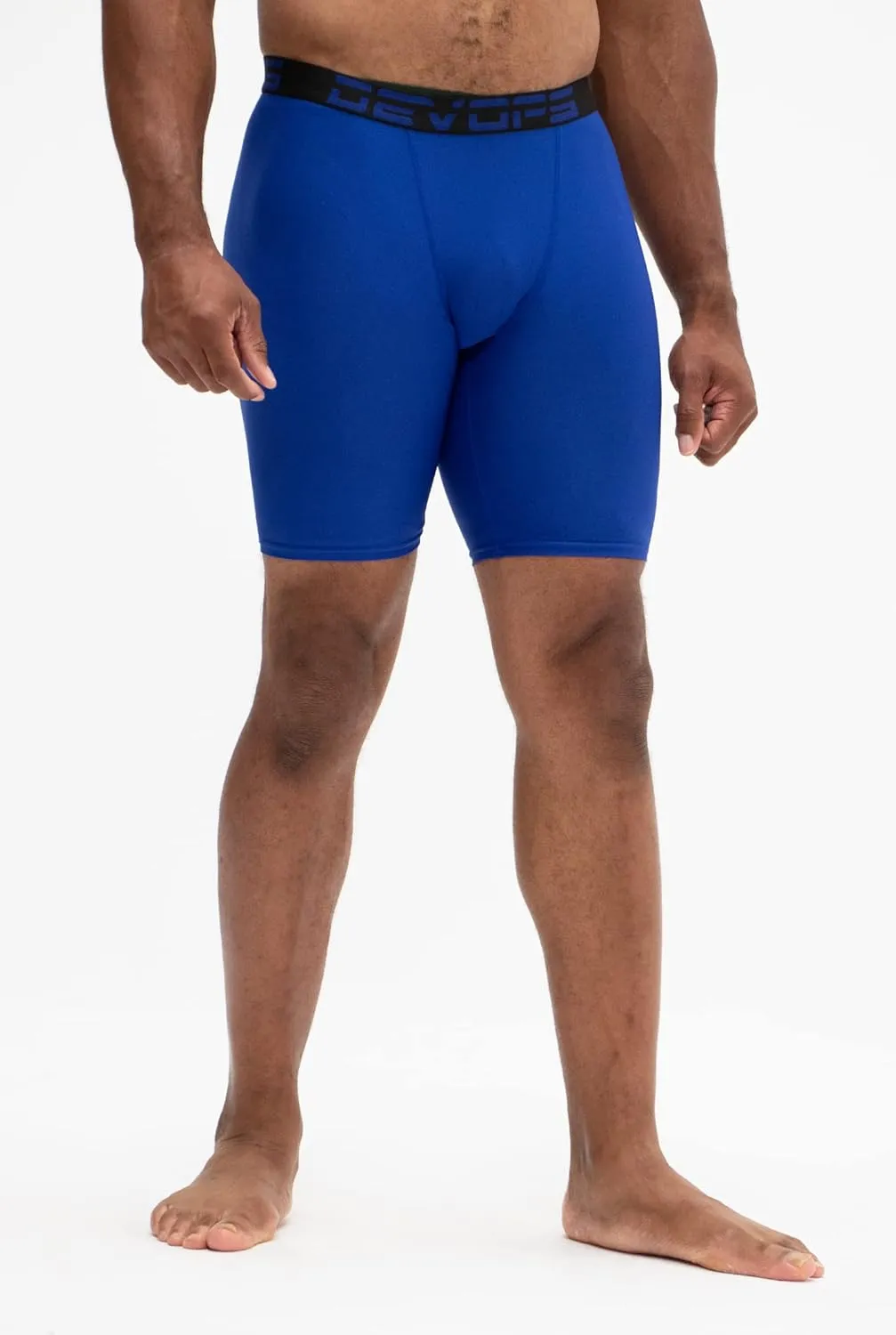 DEVOPS 3 or 5 Pack Compression Shorts Men Spandex Sport Shorts Athletic Workout Running Performance Baselayer Underwear