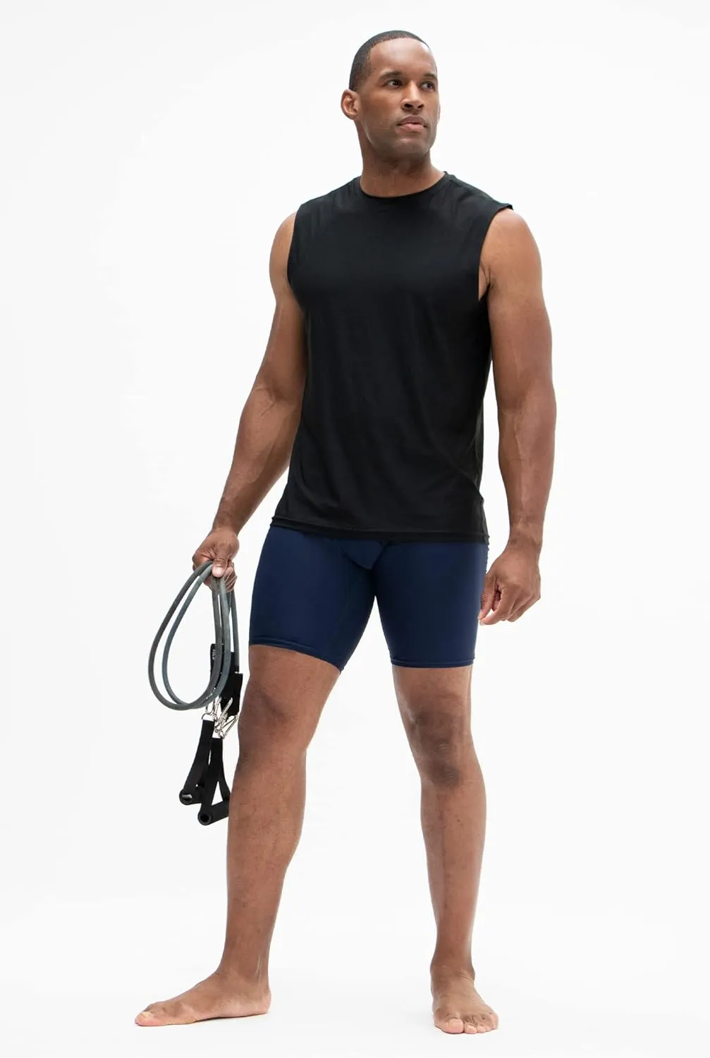 DEVOPS 3 or 5 Pack Compression Shorts Men Spandex Sport Shorts Athletic Workout Running Performance Baselayer Underwear