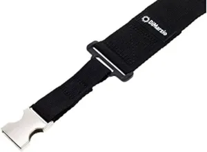 DiMarzio DD2210BK Cliplock Guitar Strap Black w/Metal Buckles w/Bonus RIS Pick (x1) 663334023642