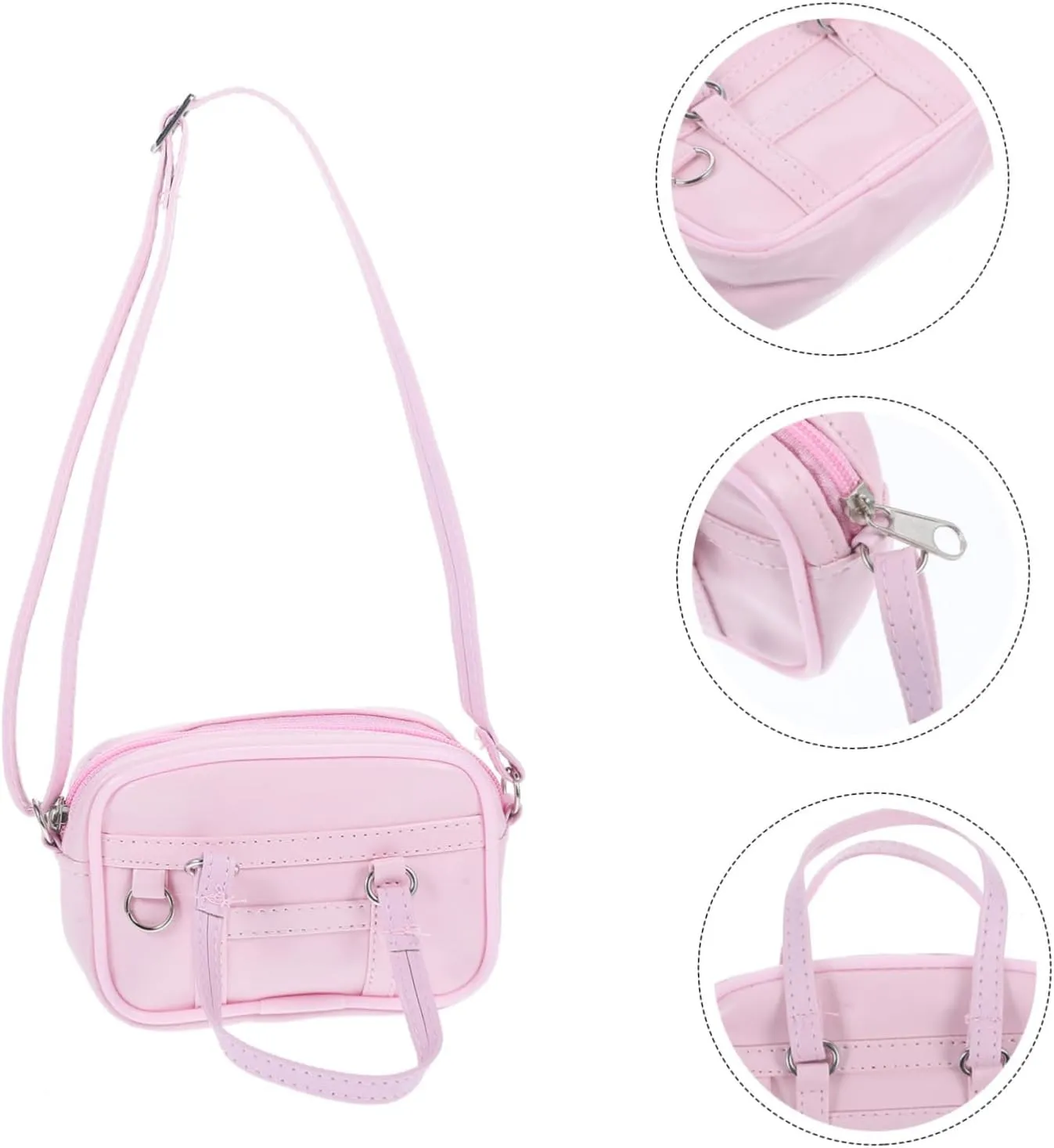 Doll Handbag Doll Purse Accessory for Dress Up Crossbody for Dolls Ideal for Doll Clothes and Accessories for Doll Playtime and Imaginative Fun