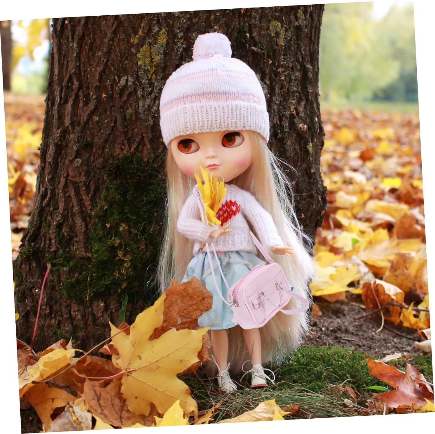 Doll Handbag Doll Purse Accessory for Dress Up Crossbody for Dolls Ideal for Doll Clothes and Accessories for Doll Playtime and Imaginative Fun