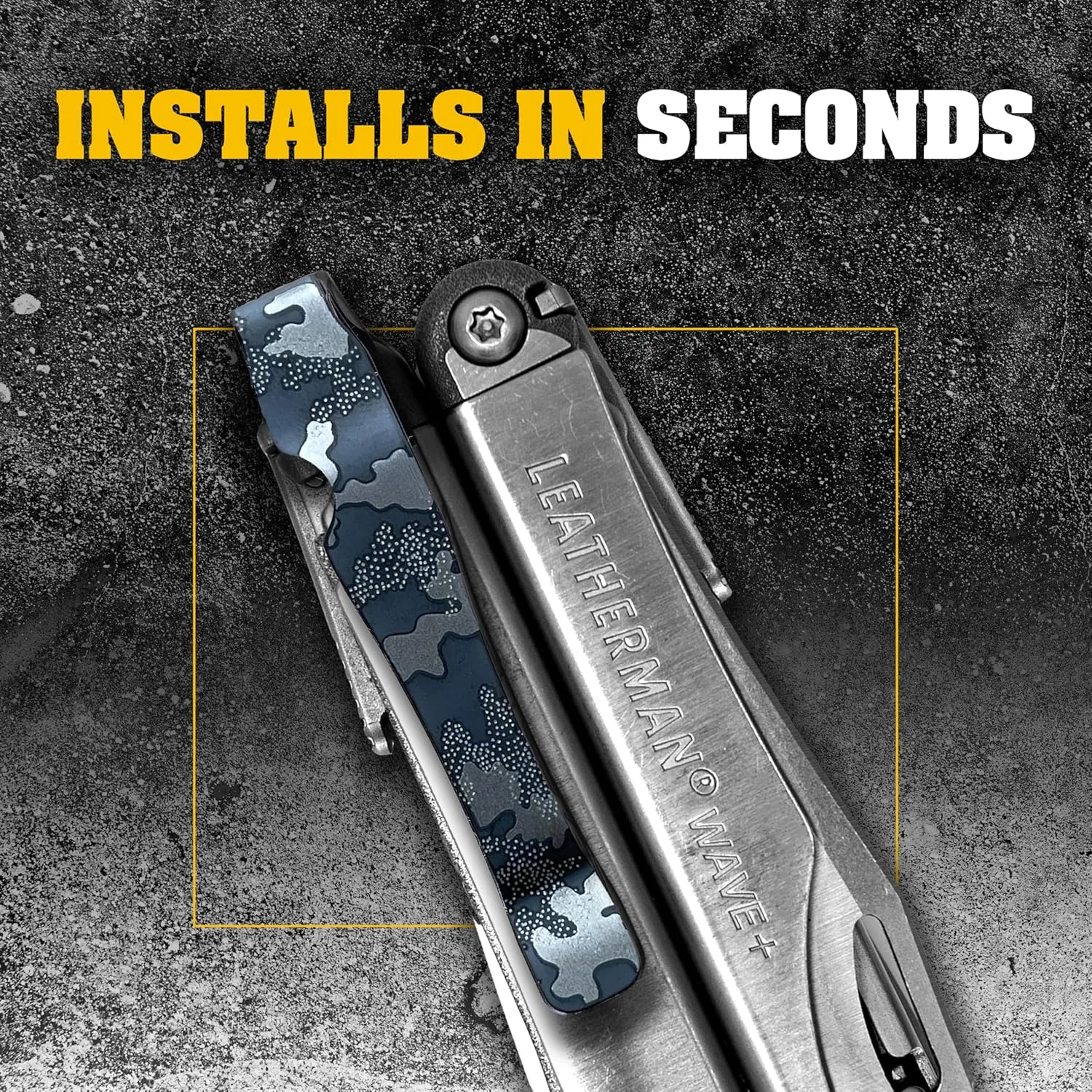 Donk! Pocket Clips for Wave & Surge | Titanium TC4 | Quick Release | Extra Carry Options - 'Camo Dark'