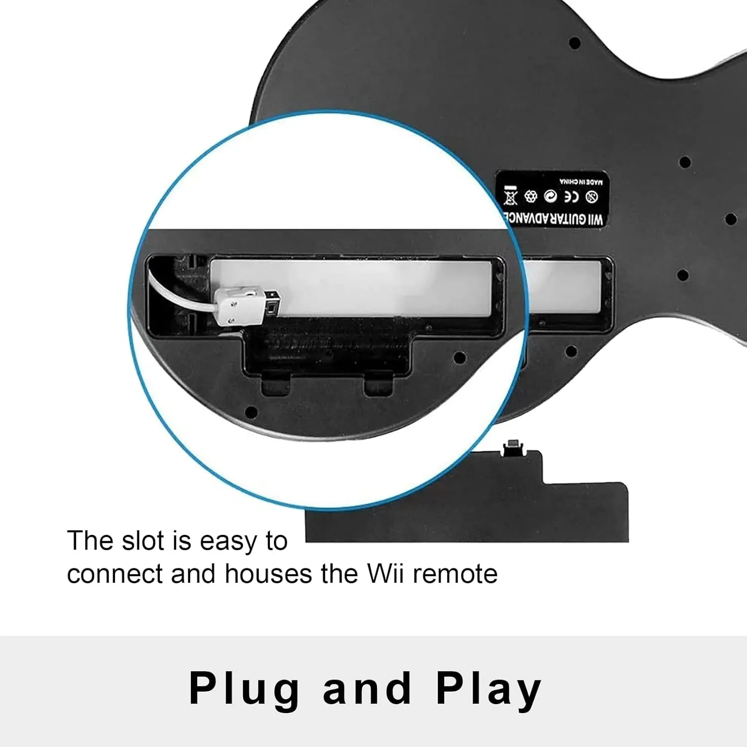 DOYO Guitar Hero, Guitar Hero Wii for Wii Guitar Hero and Rock Band Games (exclude Rock Band 1) Color White