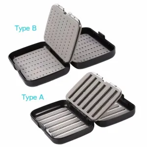 Durable Double Layered Waterproof Fly Fishing Tackle Box for Baits and Hooks - Ideal Fishing Accessory Storage Case