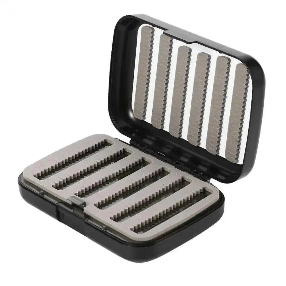 Durable Double Layered Waterproof Fly Fishing Tackle Box for Baits and Hooks - Ideal Fishing Accessory Storage Case