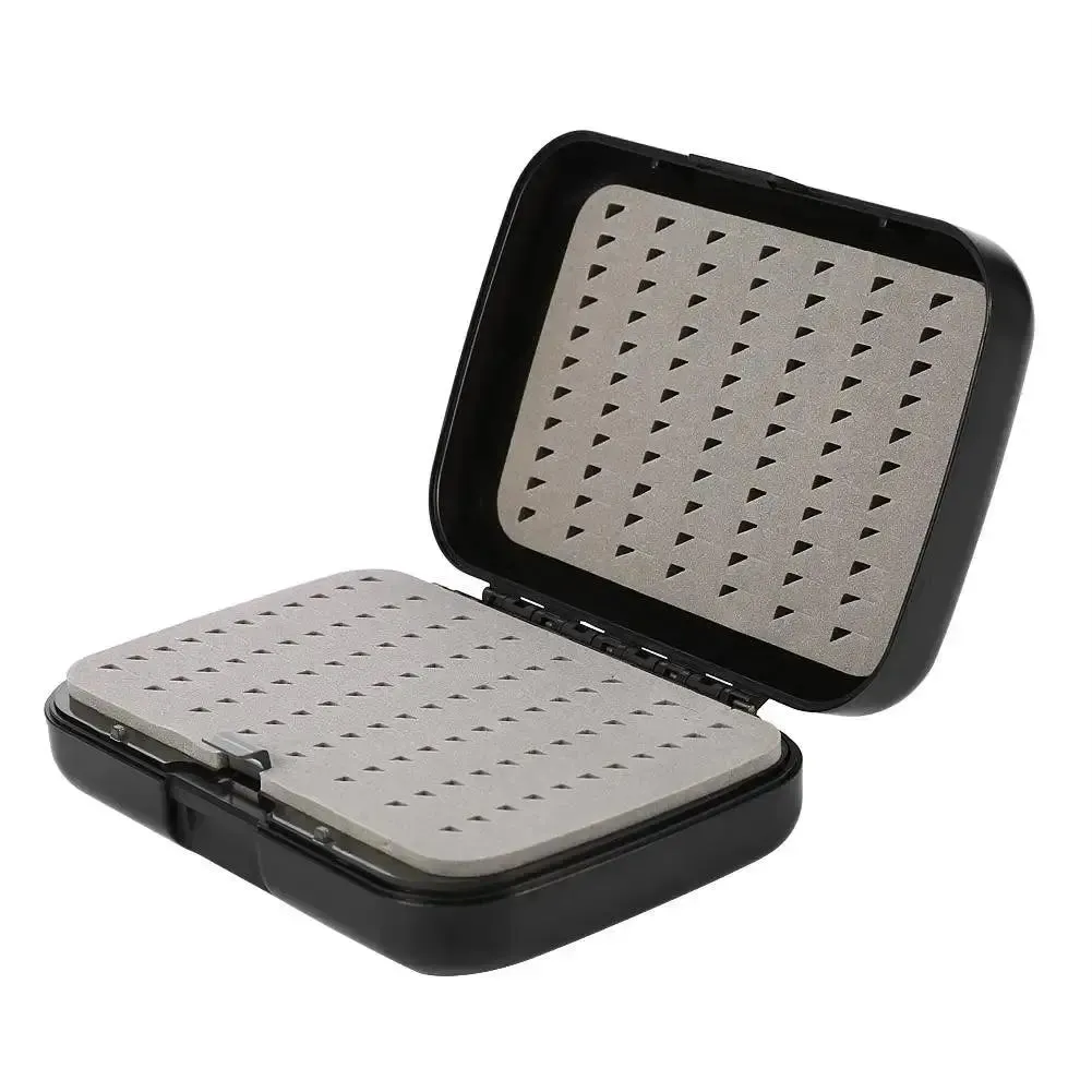 Durable Double Layered Waterproof Fly Fishing Tackle Box for Baits and Hooks - Ideal Fishing Accessory Storage Case