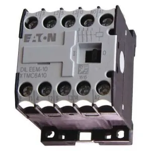 Eaton XTMC6A10TD Iec Mini Magnetc Cntactr, 24Vdc, 6A, 1No
