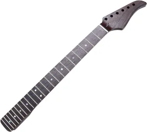 Electric Guitar Neck 22 Frets Wenge Wood Material Guitar Neck Replacement High Sound Quality Guitar Fingerboard Neck for Suhr ST Guitar Neck Paddle Head Unfinished Parts Replacem