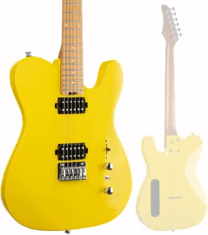Electric Guitar, Solid Electric Guitar Consists of a Roasted Mahogany Body and Maple Neck,Professional/Full Size Mercury Electric Guitar for Adults.
