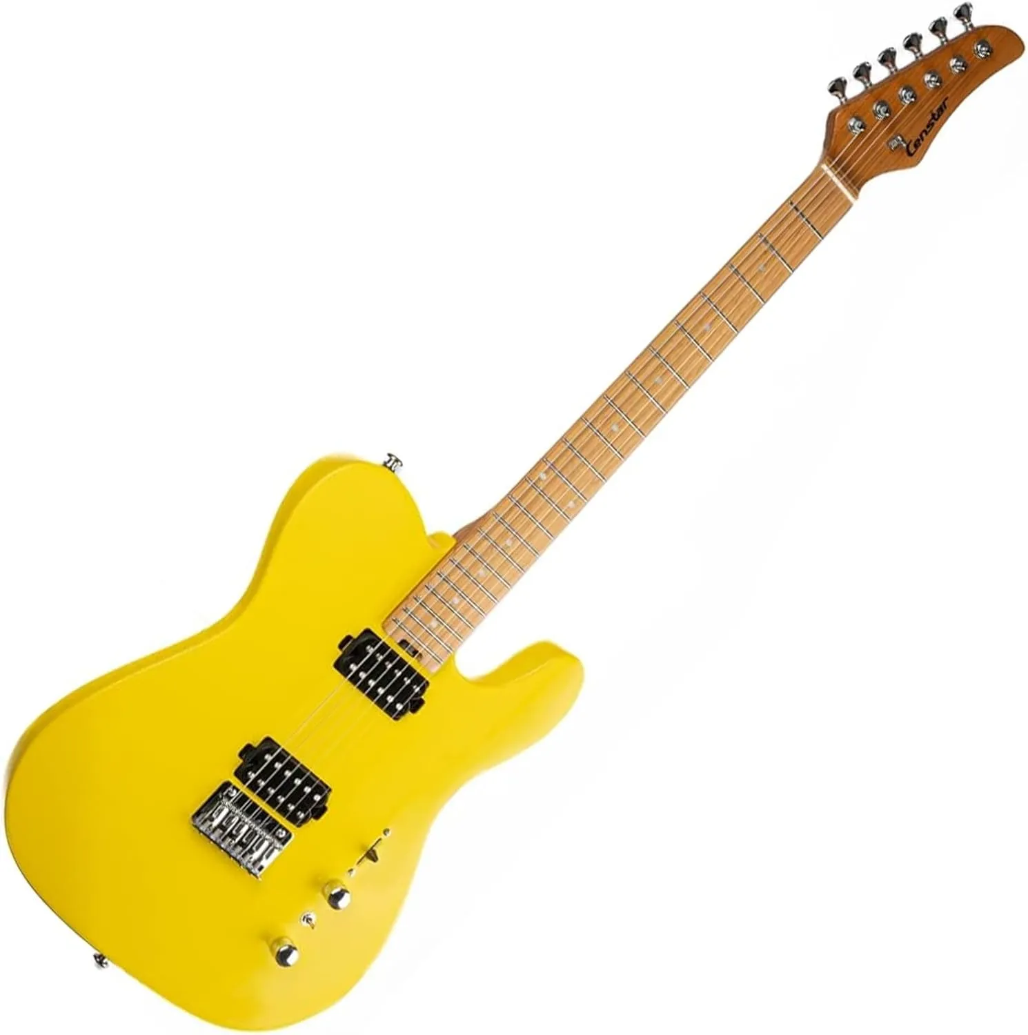 Electric Guitar, Solid Electric Guitar Consists of a Roasted Mahogany Body and Maple Neck,Professional/Full Size Mercury Electric Guitar for Adults.