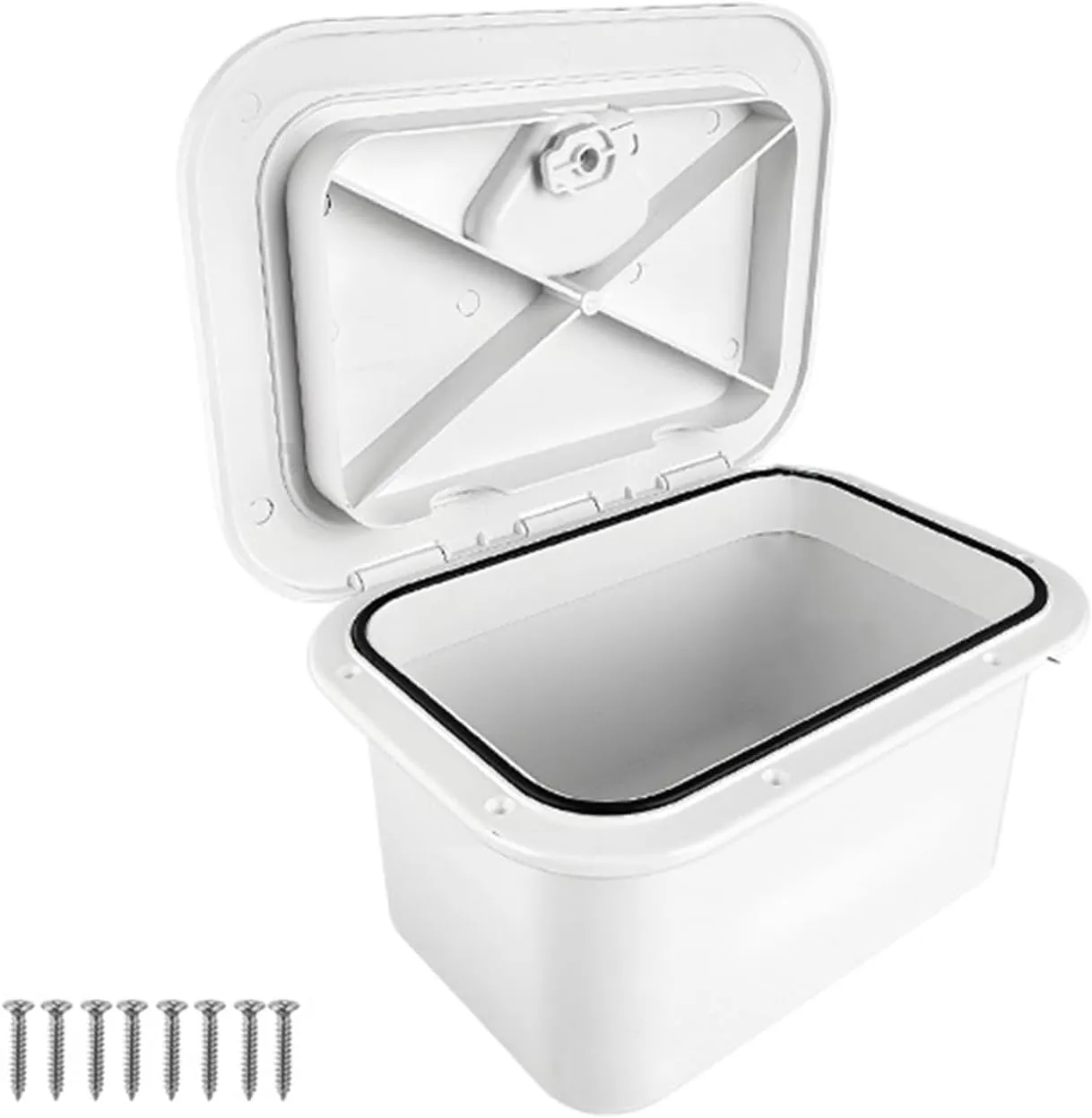 Embedded Tool Box Boats Accessory Marine Deck Storage Box Fishing Tackle Container Lockable Tackle Box