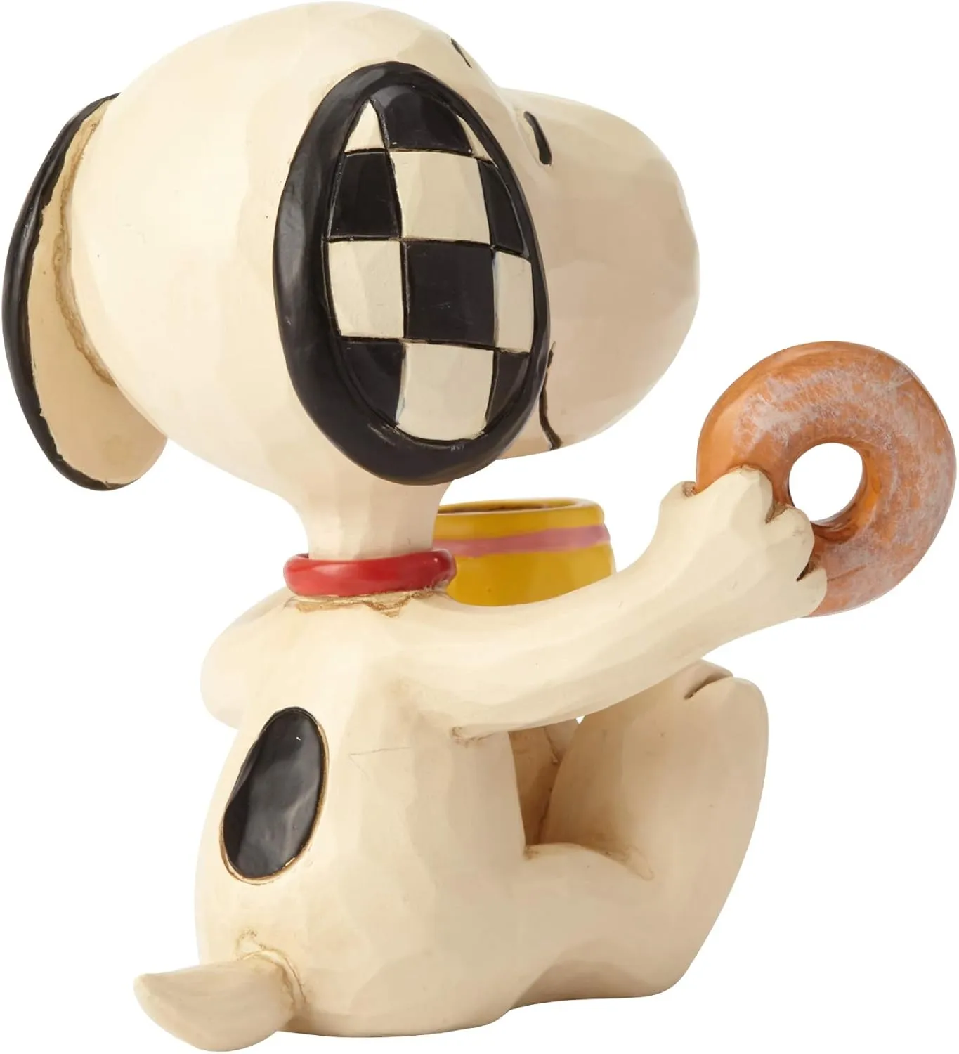 Enesco 6001297 Jim Shore Peanuts Snoopy Donuts and Coffee Miniature Figurine, 3 Inch, Multicolor