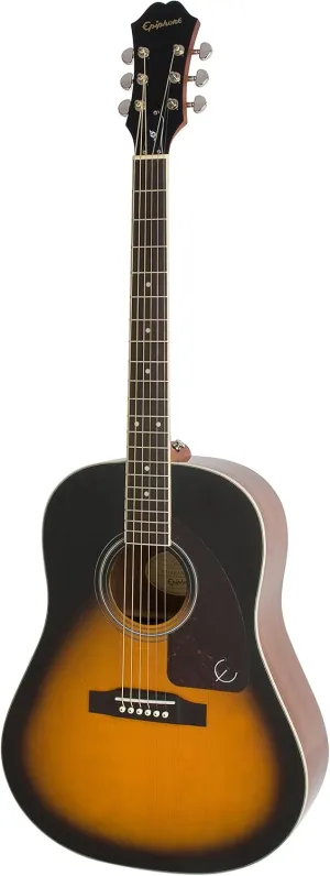 Epiphone J45 Studio Solid Top Acoustic, Vintage Sunburst