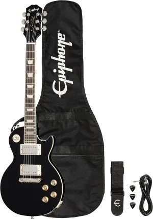Epiphone Power Player Les Paul, 3/4  Youth Size, Dark Matter Ebony with Gigbag