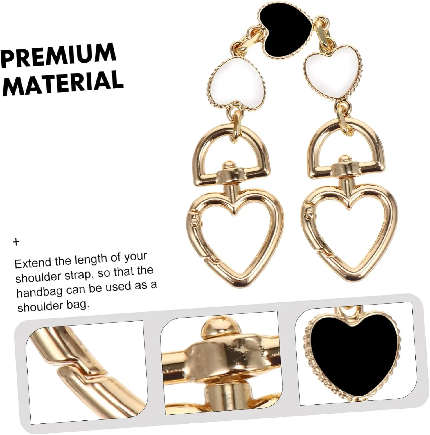 ERINGOGO Handbag DIY Chain Purse Extender Bag Extender Short Chain Extension Not Too Light or Too Heavy