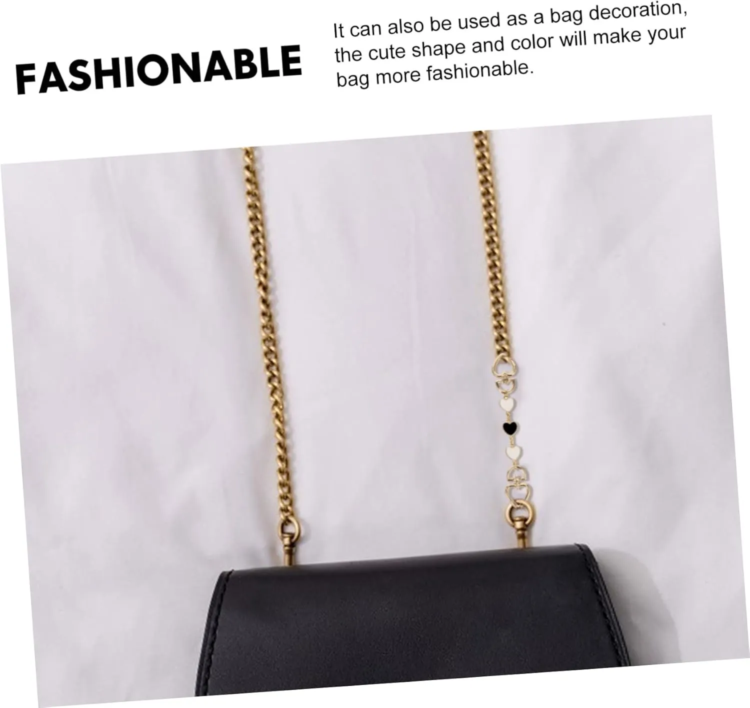 ERINGOGO Handbag DIY Chain Purse Extender Bag Extender Short Chain Extension Not Too Light or Too Heavy