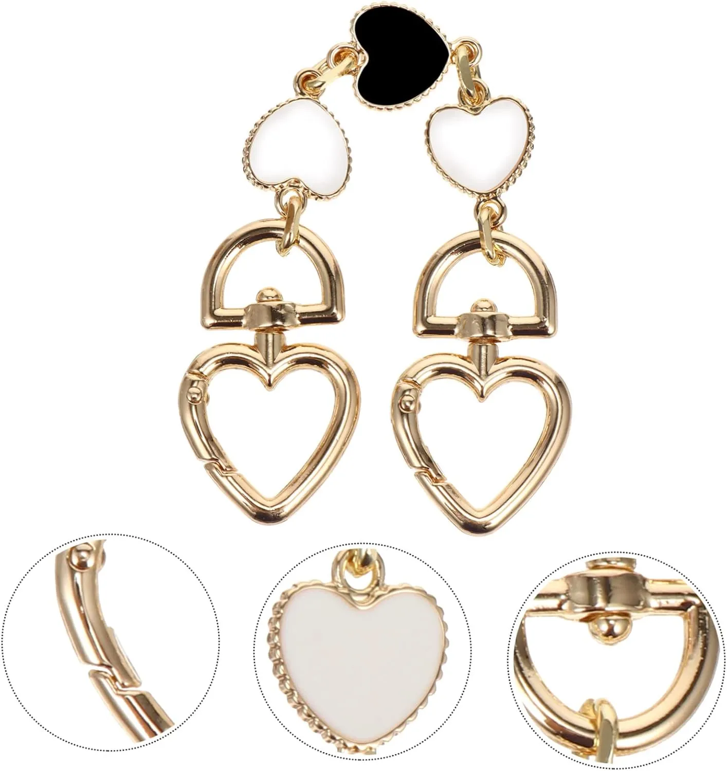 ERINGOGO Handbag DIY Chain Purse Extender Bag Extender Short Chain Extension Not Too Light or Too Heavy