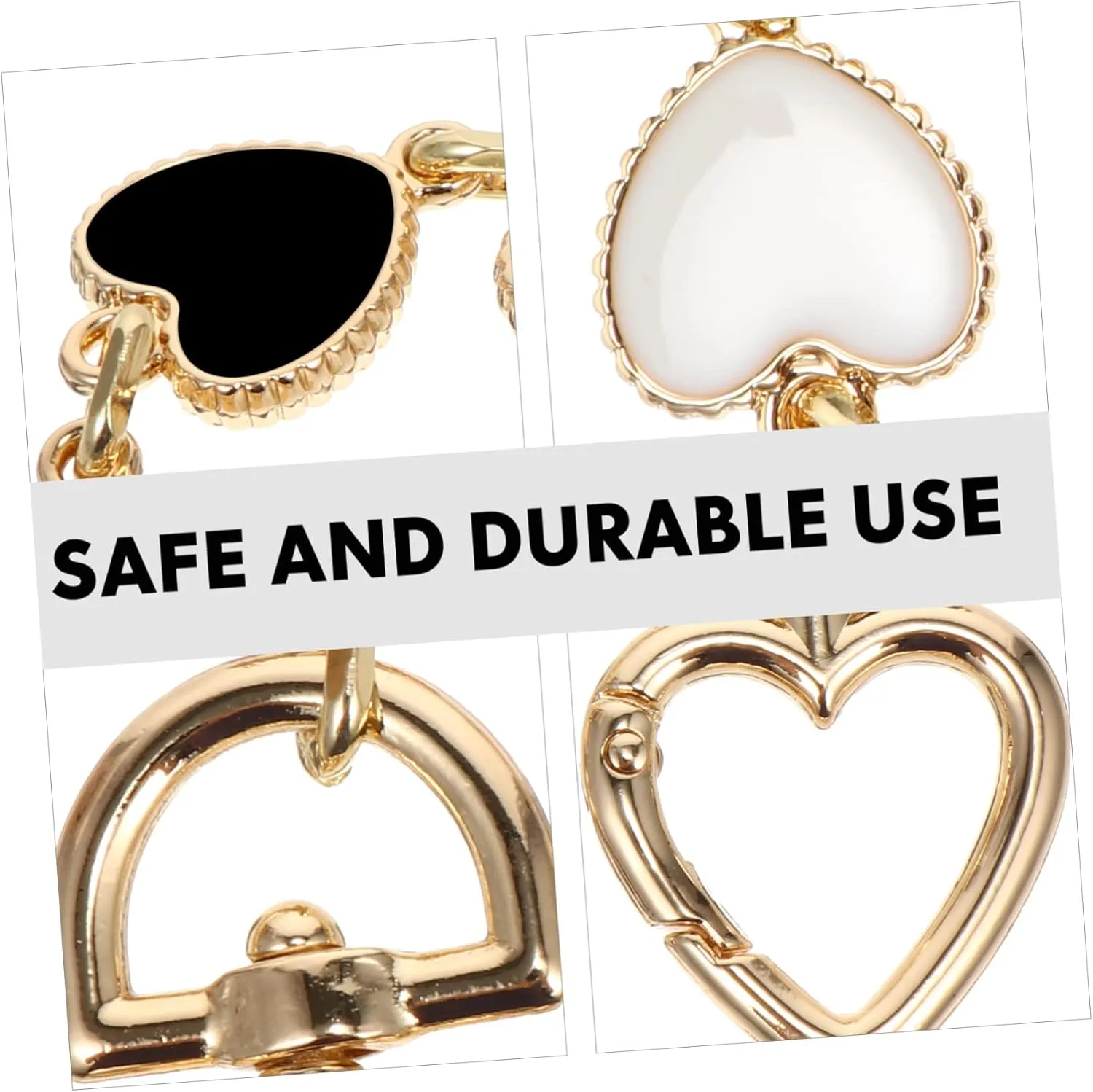 ERINGOGO Handbag DIY Chain Purse Extender Bag Extender Short Chain Extension Not Too Light or Too Heavy