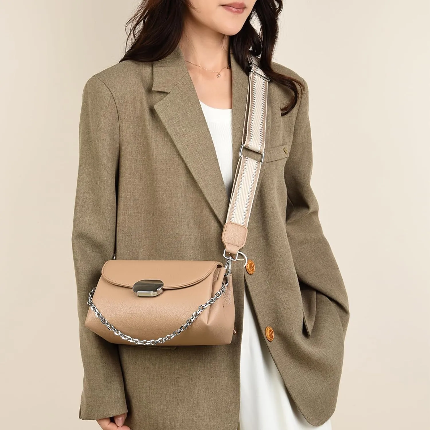 Eslcorri Small Crossbody Bags for Women Leather Trendy Shoulder Handbags Clutch Travel Concerts Purses Cute Satchel