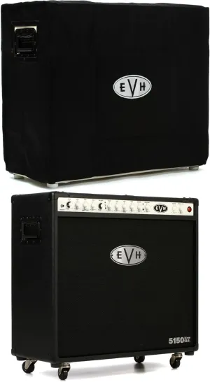 EVH 5150III 2x12" 50-watt Tube Combo Amp with Cover - Black
