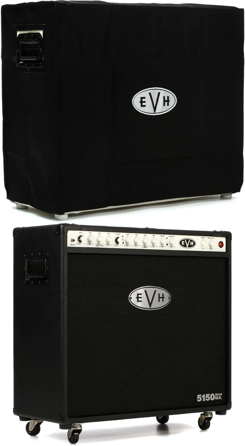 EVH 5150III 2x12" 50-watt Tube Combo Amp with Cover - Black