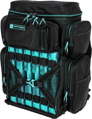 Evolution Fishing Drift Series Tackle Backpack – 3600, Outdoor Rucksack w/ 6 Fishing Tackle Trays, Heavy Duty