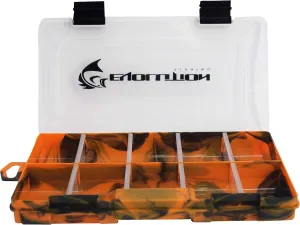 Evolution Outdoor 3500 Drift Series Fishing Tackle Tray Multi Pack of 4 – Orange, Colored Tackle Box Organizer with Removable Compartments, 2 Latch Closure, Utility Box Storage