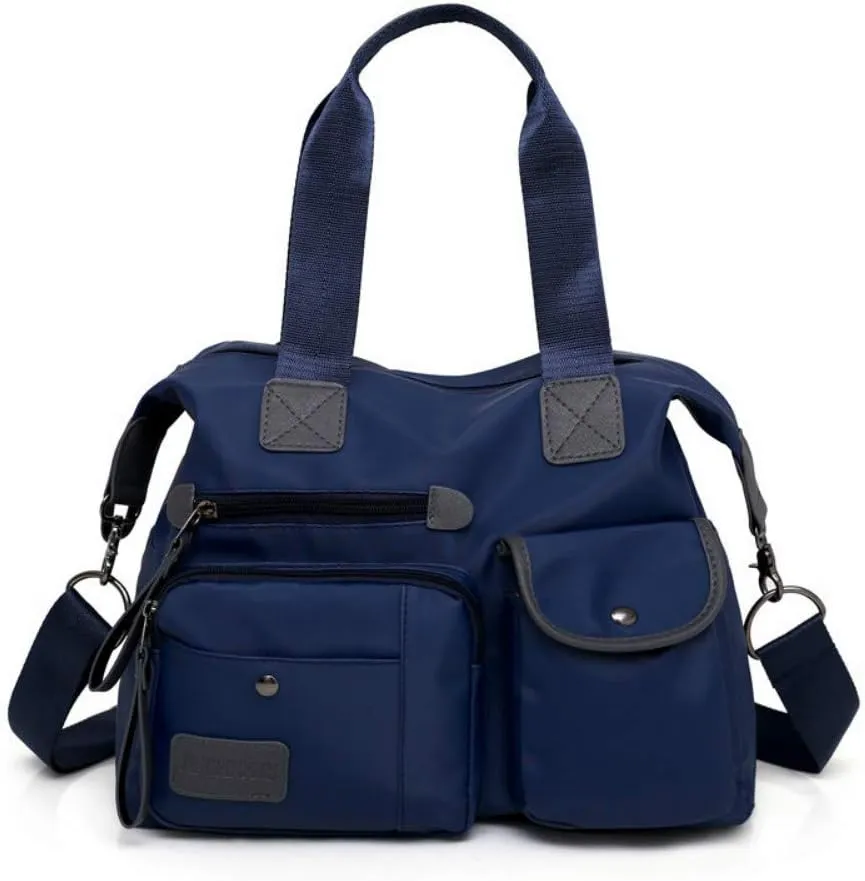 Fashion Women 4pcs Bag Set Nylon Soft Handbag Should Bag Tote Clutch