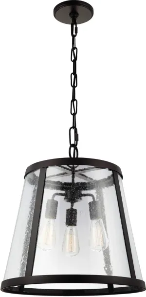 Feiss Lighting-Harrow-Pendant 3 Light in Modern Style-18.88 Inch Wide by 18.25 Inch High-Oil Rubbed Bronze Finish -Tr