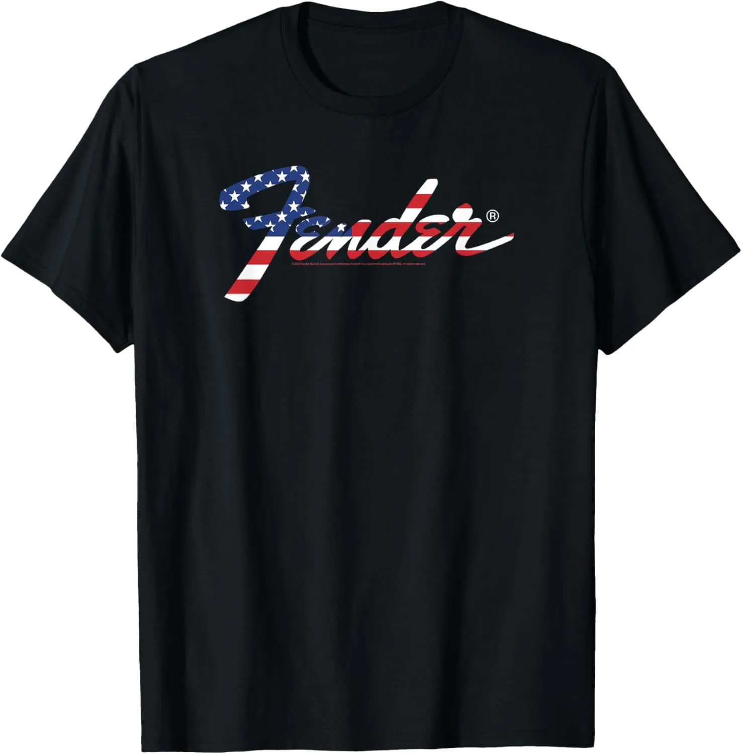 Fender American Flag Fill Logo T-Shirt