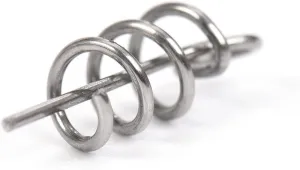 Fishhook 20/40/100 Pcs/Lot Stainless Steel Spring Lock Pin Fishing Pin Screw Crank Hook Spring Twist Lock Fishing Connector Swivel Snap Soft Lure Tackle fishhooks
