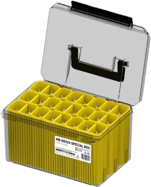 Fishing Lure Box - Waterproof Tackle Box | Large Capacity Fishing Lure Organizer | Fishing Tackle Storage Trays | Tackle Box Organizer | Airtight Tackle Tray For Fishing, MB-X0324